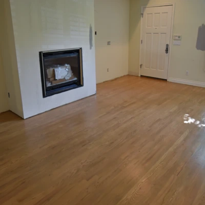 Red Oak Stained Bona Sand Dune