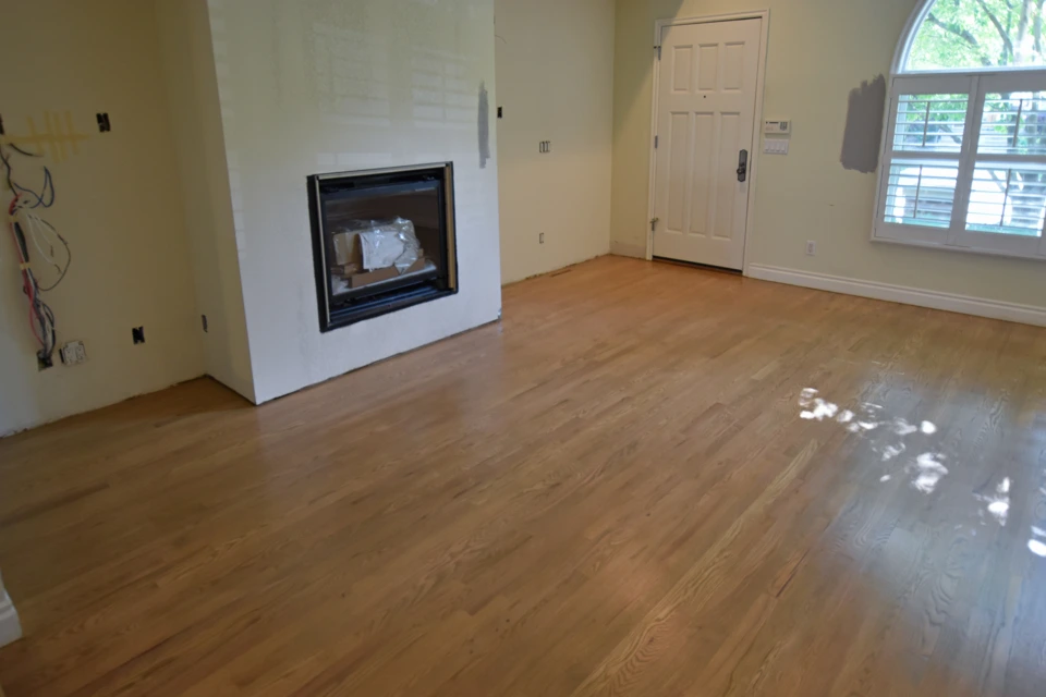 Red Oak Stained Bona Sand Dune