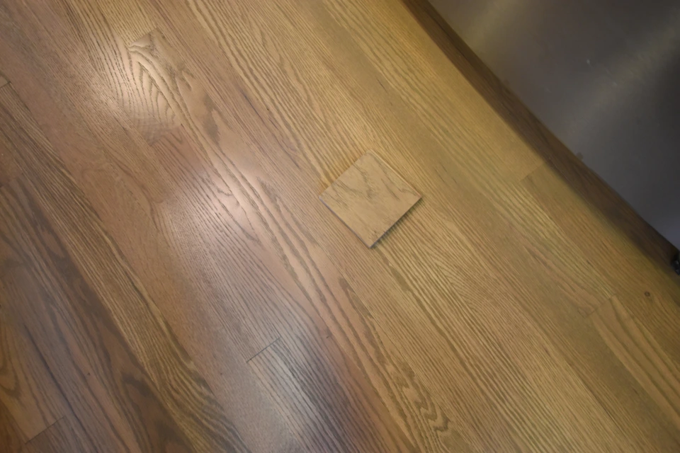 Red Oak Stained Bona Sand Dune