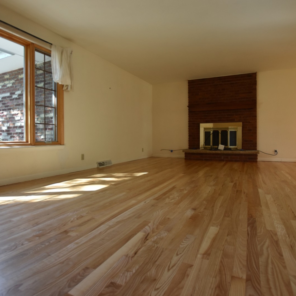Ash Hardwood Floors with natural stain