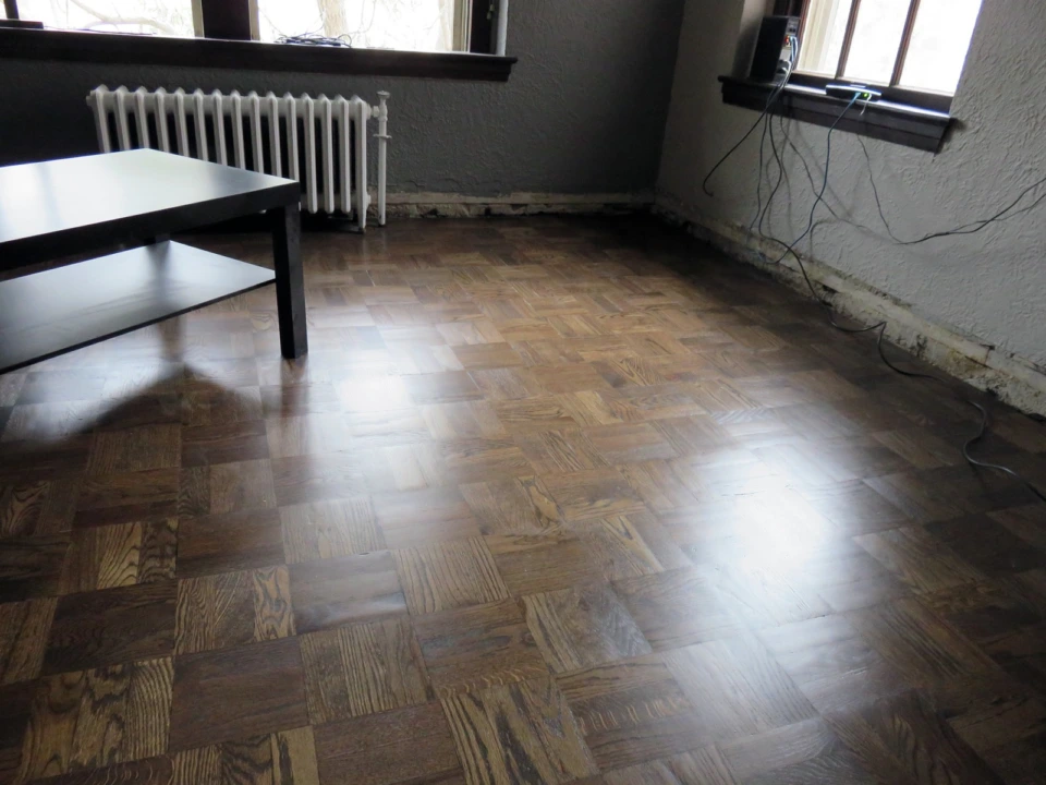 Red Oak Parquet - Jacobean Stain