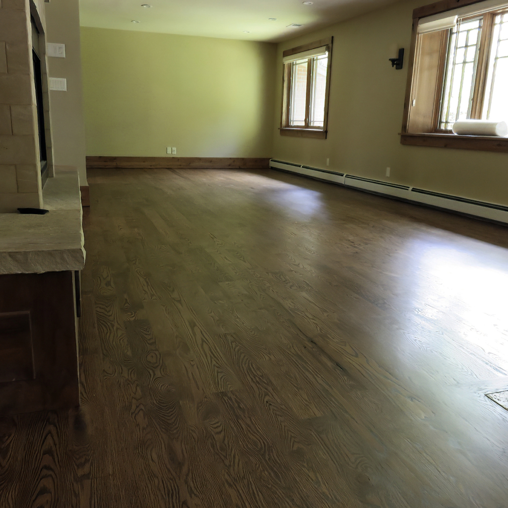 Ash Floors stained Chestnut in Greenwood Village, CO