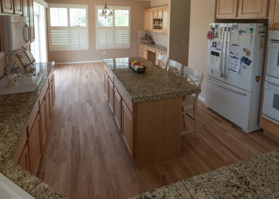 Loba Invisible on Red Oak Flooring