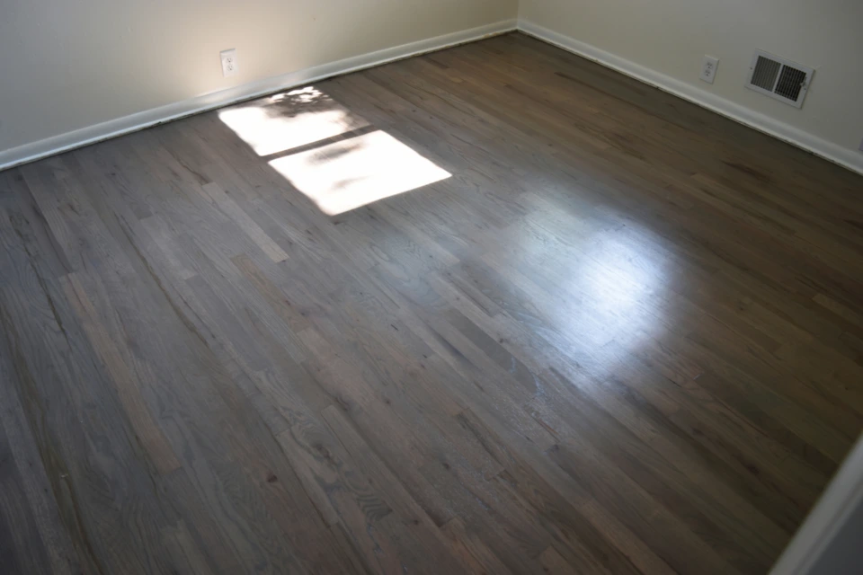 Bona Gray Stain on Red Oak