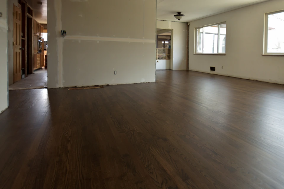 Duraseal Dark Walnut Stain on Red Oak