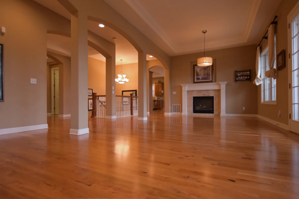 American Cherry Floor finished with Oil-based finish