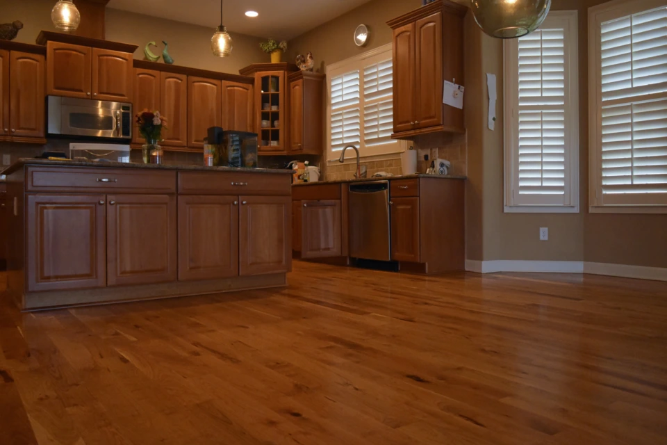 American Cherry Floor finished with Oil-based finish