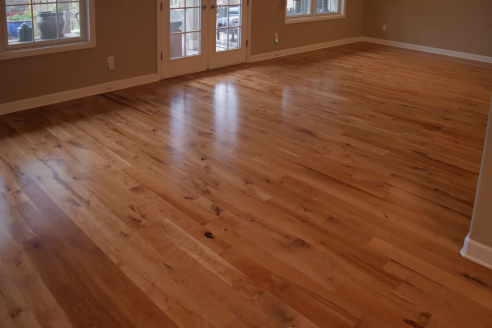 American Cherry Floor finished with Oil-based finish