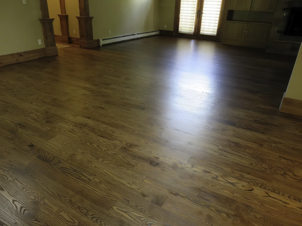 Ash Floors stained Chestnut in Greenwood Village, CO