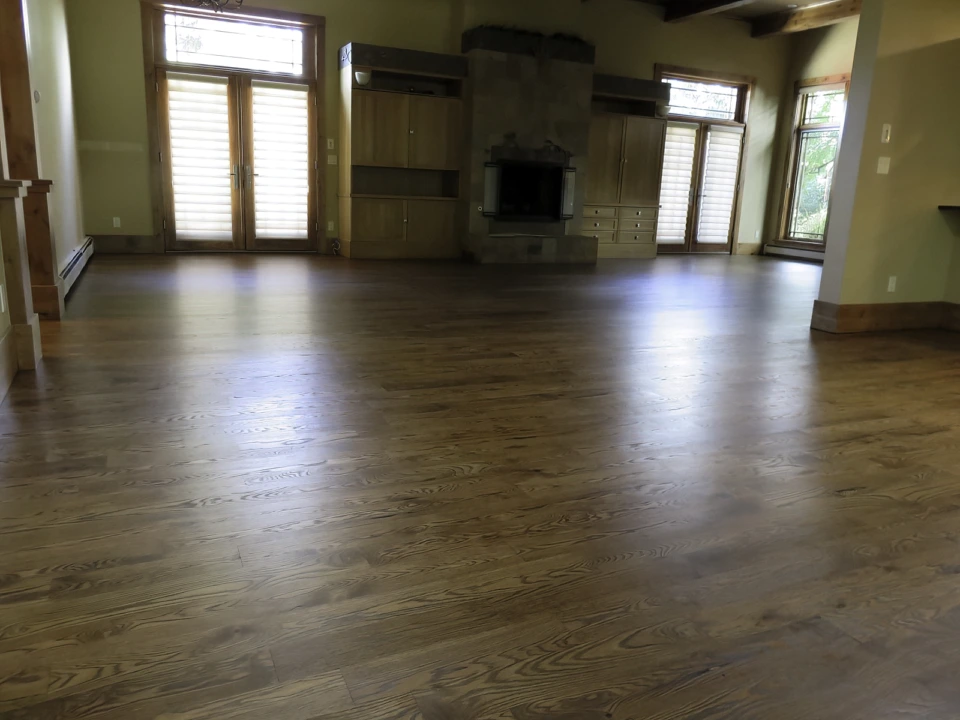 Ash Floors stained Chestnut in Greenwood Village, CO