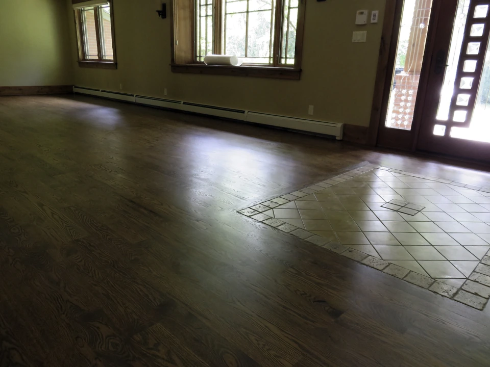 Ash Floors stained Chestnut in Greenwood Village, CO