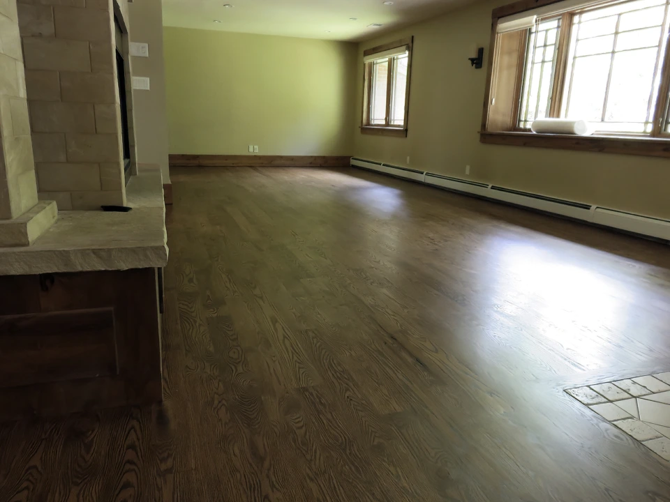 Ash Floors stained Chestnut in Greenwood Village, CO