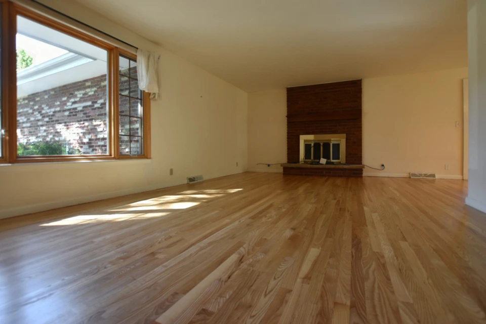 Ash Hardwood Floors with natural stain