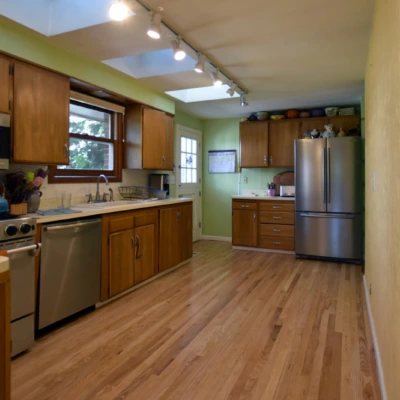 Ash Hardwood Floors with natural stain