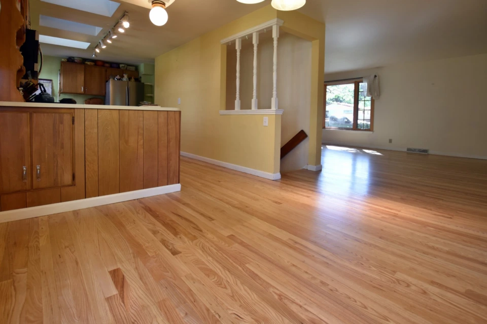 Ash Hardwood Floors with natural stain