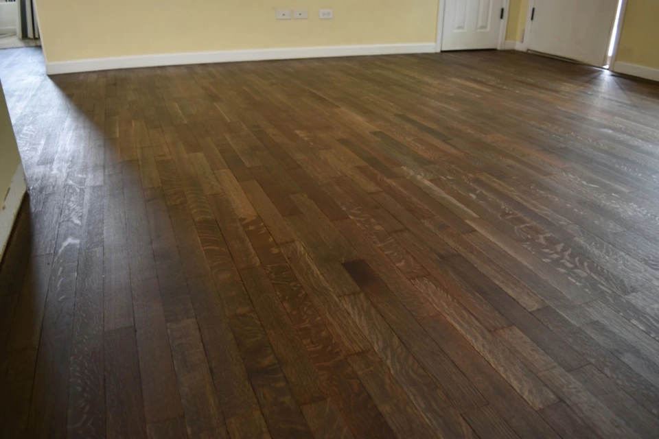 Rubio Monocoat Fumed Floor with Pure Oil. Denver, CO.