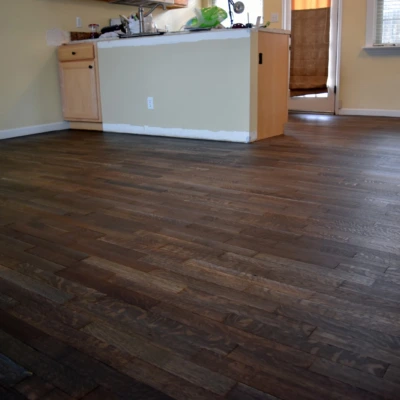 Rubio Monocoat Fumed Floor. Denver, CO. Daytime.